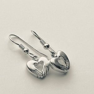 Silver earrings
